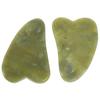 Gua Sha Natural Green Jade Quartz  Stone  Bodys Massage Board Tool