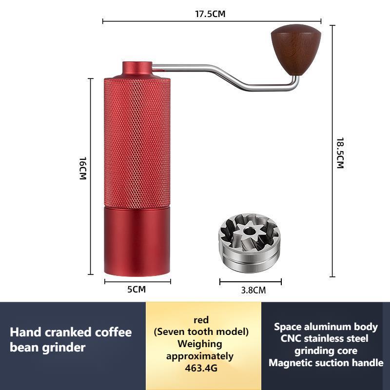 Hand Cranked Bean Grinder Hand Ground Coffee Machine Coffee Bean Grinder Manual Coffee Grinder Kitchen Bar Counter Utensils