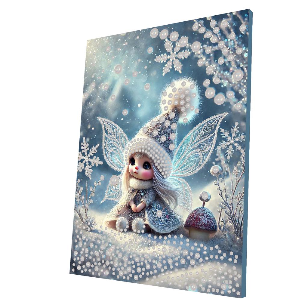 DIY Pearl Dot Painting for Adults Beginners Home Wall Decor Pearl Gem Paintings Picture Arts Craft With Frame 30x40cm