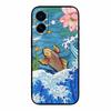 3D Emboss Case For iphone 17 2025 Phone Case Coque Flowers Black Silicone Soft Back Cover For iphone 17 5G Case 6.3" Funda Shell