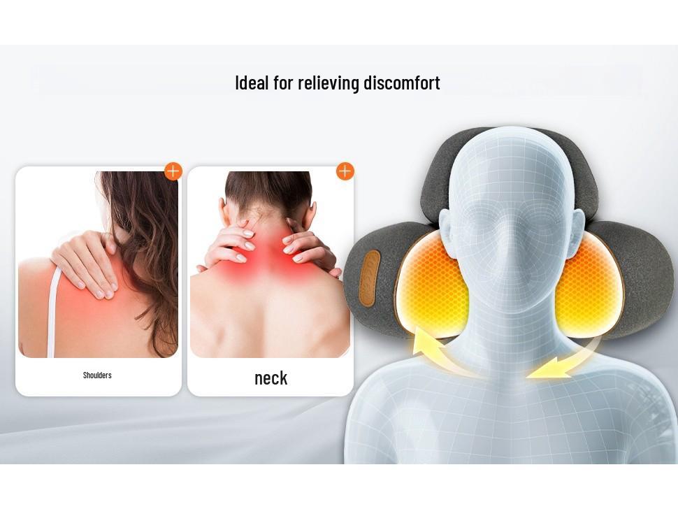 Ergonomic Cervical Spine Pillow with Heating & Massage for Neck Protection and Enhanced Sleep