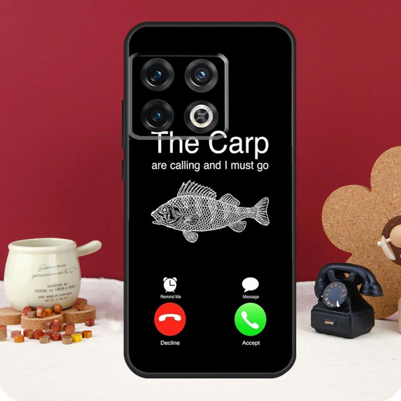 Carp Fish Fishing rod Hook Cover For OnePlus 13 12 11 13R 12R 10 Pro 8T 10T OnePlus Nord CE 4 3 2 Lite N30 N20 N10 Case