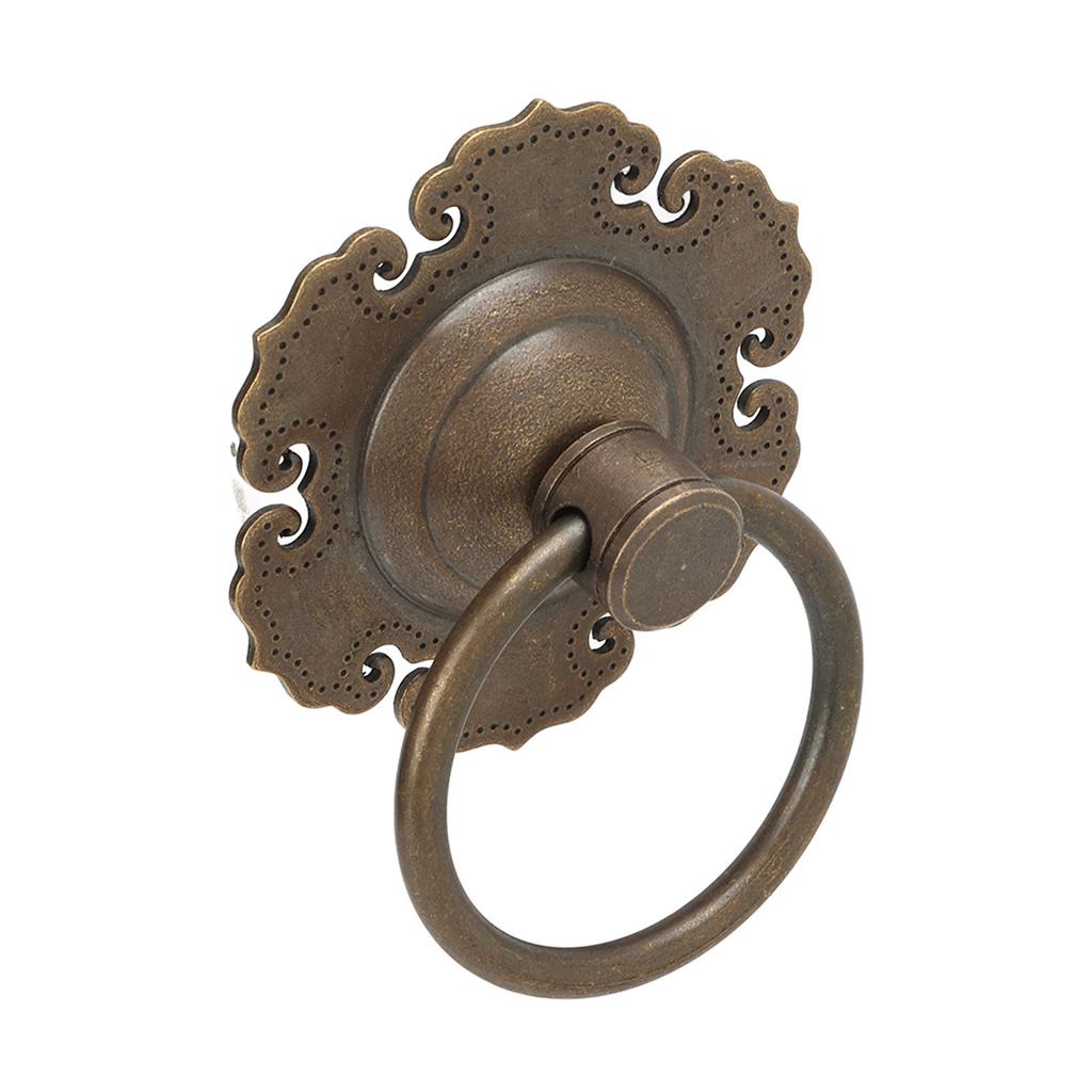 Antique Handle Vintage Style Exquisite Unique Corrosion Resistant Furniture Brass Handle for Cabinet Door Drawer