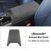 ABS Suede Center Console Armrest Box Protective Cover Trim For BMW X3 2025-2026 Car Interior Accessories