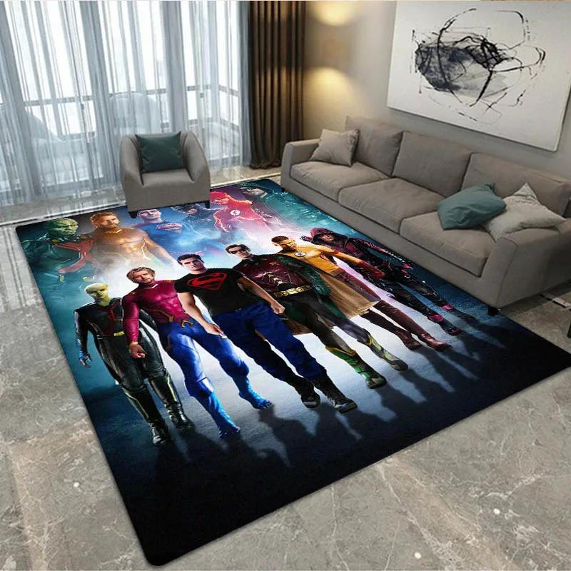 3D The Avengers Cartoon printed Carpet Living Room Bedroom Carpet Non-slip carpet home bedroom decor area rug Birthday Gift