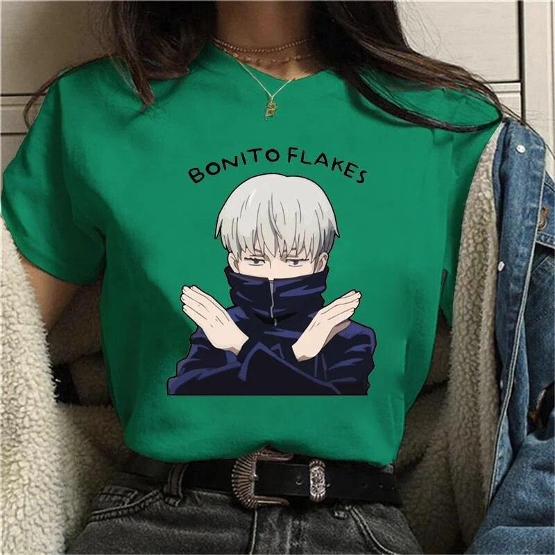 2024 New T-Shirt Funny Inumaki Toge Graphic Print Short Sleeve Fashion Anime Round Neck Summer T-Shirt