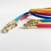 Brass Air Conditioning Refrigerant Charging Hose for R134a Industrial Can Withstand 3000/600 Psi Pressures for Outdoor Park Use