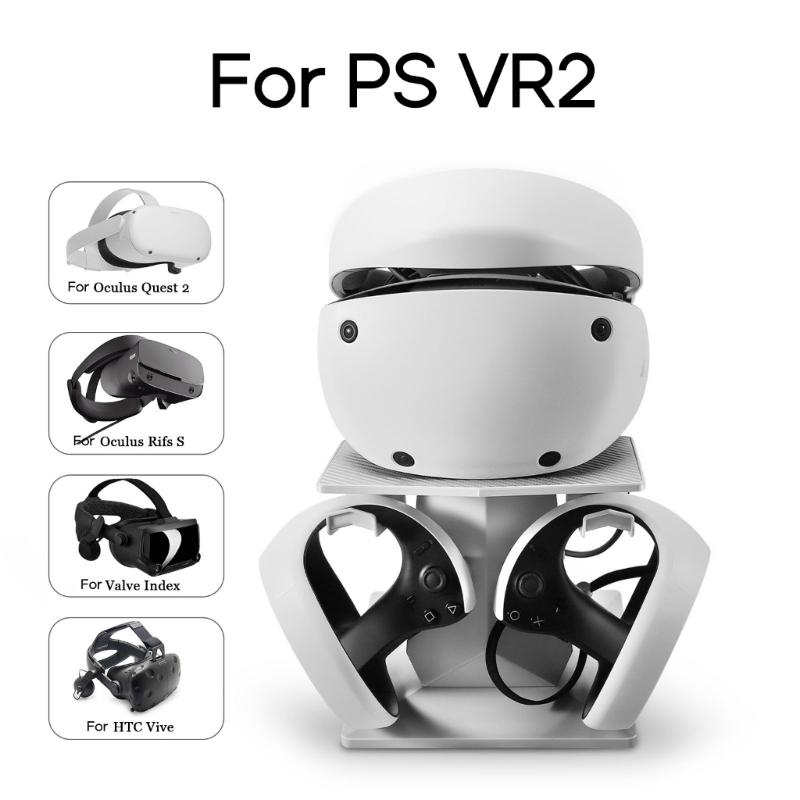 Suporte e Base para Headset e Controles PS VR2 Organizadores de Armazenamento Rack Estável Suporte Acessórios VR