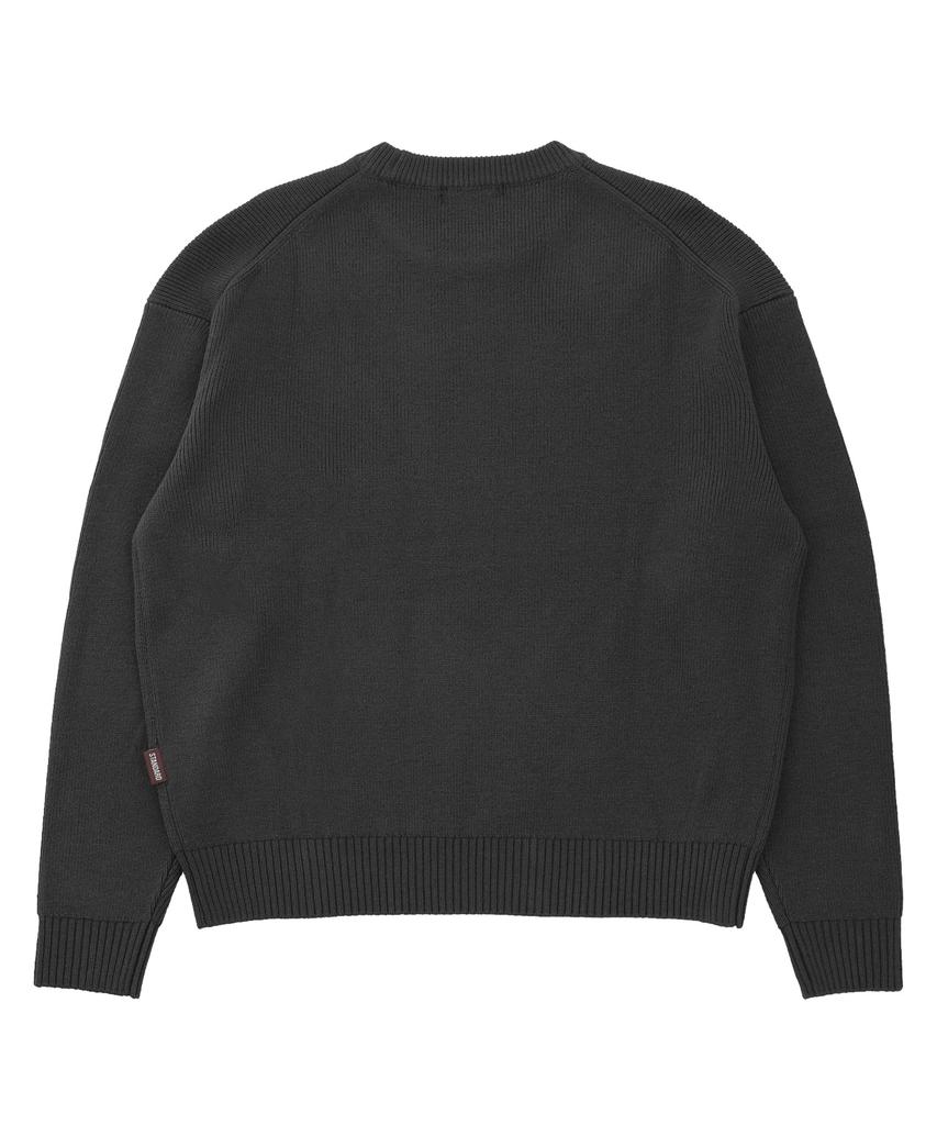 W STANDARD Smile Basic Pullover [4 Colors]