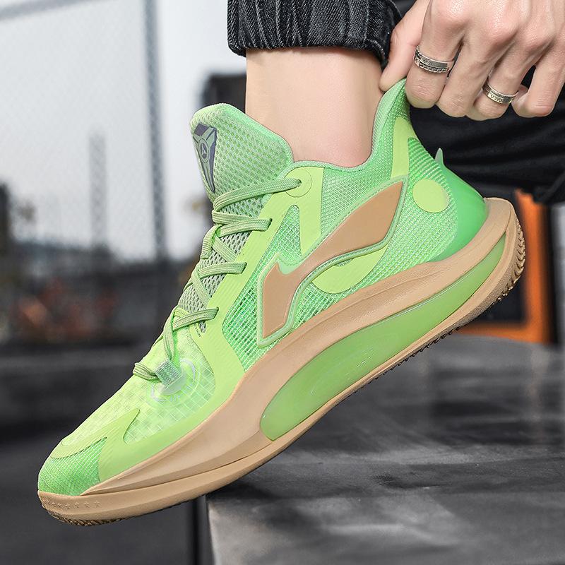 Practical basketball shoes, breathable sports shoes, sports shoes, casual sonic cement floor shock absorption 11 non-slip students, excellent price