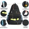 with Ventilated Shoe Compartment Tennis Bag Holds 2 Rackets Pickleball Backpack  School Student