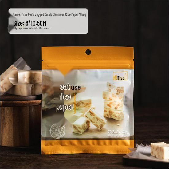 

Бумага из клеевого риса для хрустящей съедобной обертки тортов «Тангулу» и «Снежинка», 500 листов.