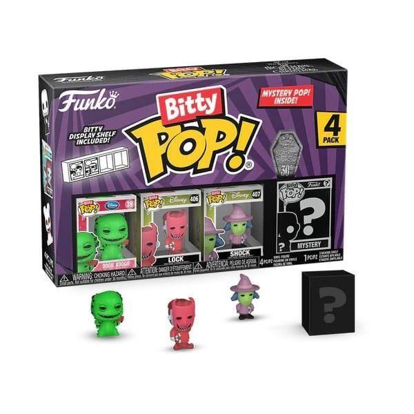 Figurines de collection - Disney - L'Étrange Noël de Mr. Jack - Pack de 4 - 2,5 cm - Figurine mystère rare