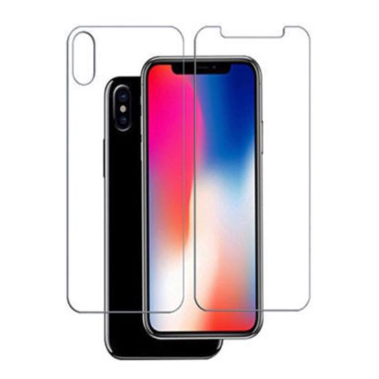 Front Rear Tempered Film Cover for Glass Protective iPhone 7 8 Plus X