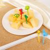 6/12/18pcs Cute Dinosaur Fruit Fork Toothpick Lunch Salad Decoration Accessories Cake Picks Kids Snack Dessert Decoration Forks