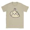Usagi Chiikawa Smug T Shirts for Men Cotton Funny T-Shirts Round Collar  Tee Shirt Short Sleeve Tops Plus Size