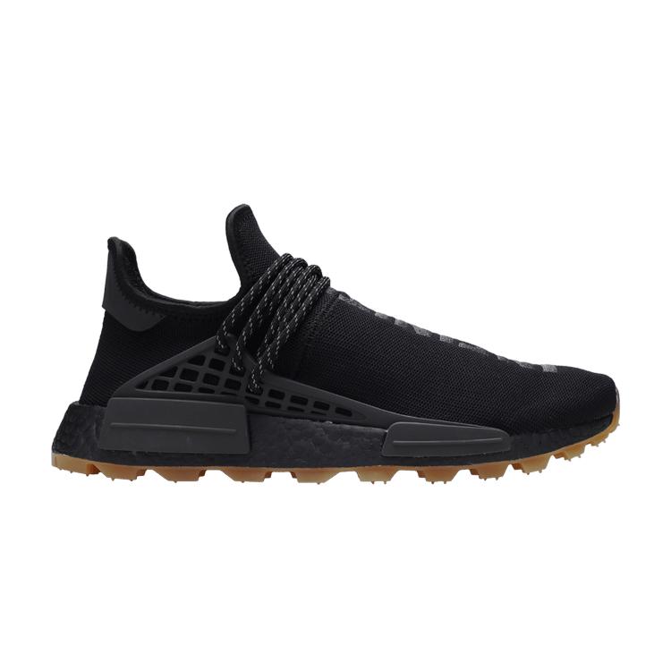 Men's Sneakers adidas NMD Hu Trail Pharrell Now Is Her Time Black Core Black/Utility Black/Gum