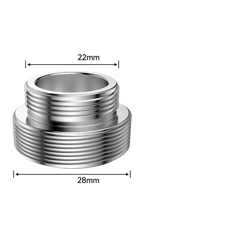 Faucet Adapter 22 Turn Fine Tooth Conversion Thread Accessories 16-32mm Internal And External Faucet Thread Adapter for Plumbing