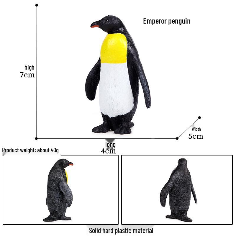 Realistic Polar Animal Toy Set: Polar Bear, Ferret, Reindeer, Seal, Orca, Arctic Hare, Walrus Figurines.