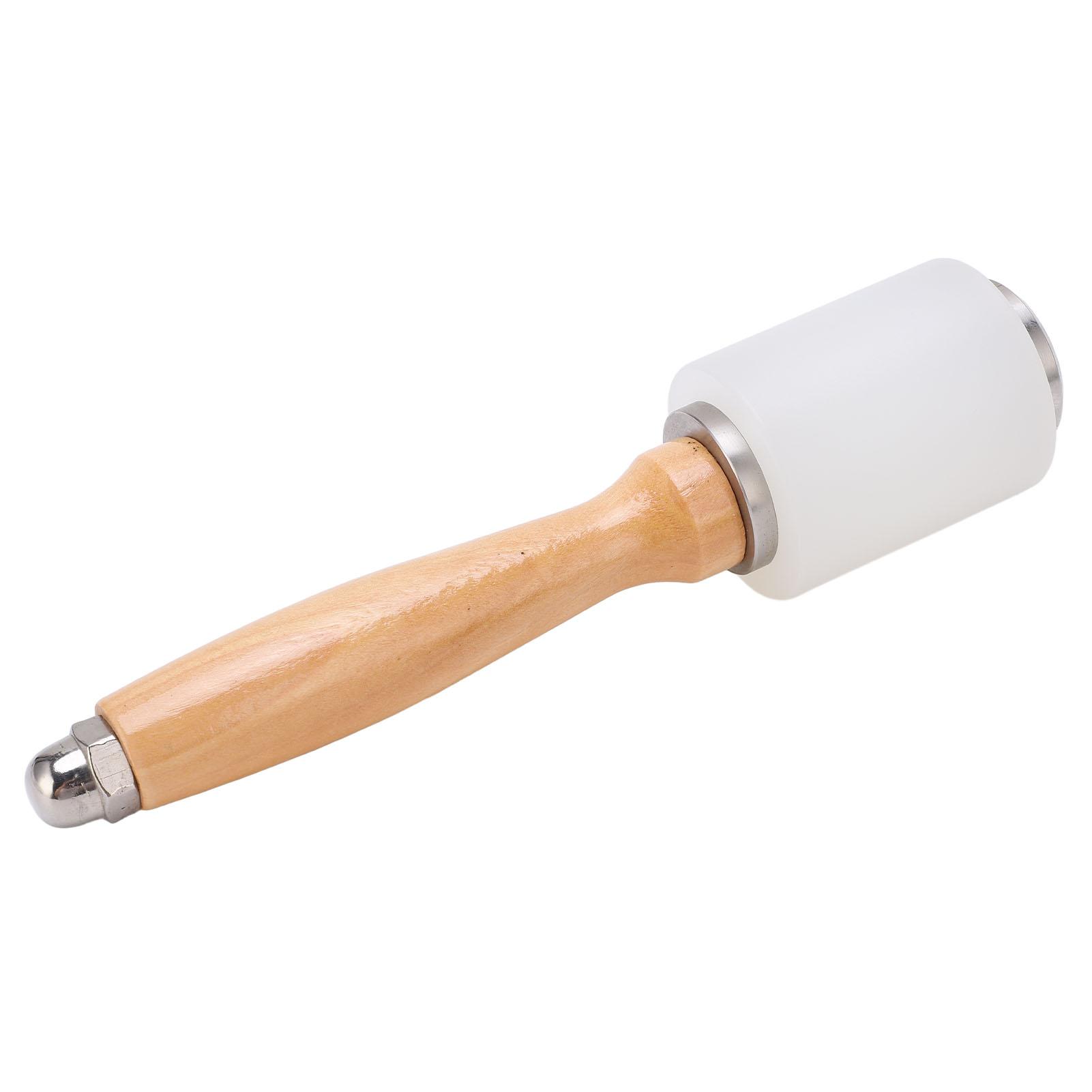 

Leather Carving Hammer DIY Handcrafted Leather Nylon Hammer with Wood Handle Nylon Hammer Leather Maul for Leather Shop