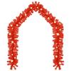 VidaXL Christmas Garland with LED Lights Artificial Garland Decoration Garland Ornament Garden Backyard 329195
