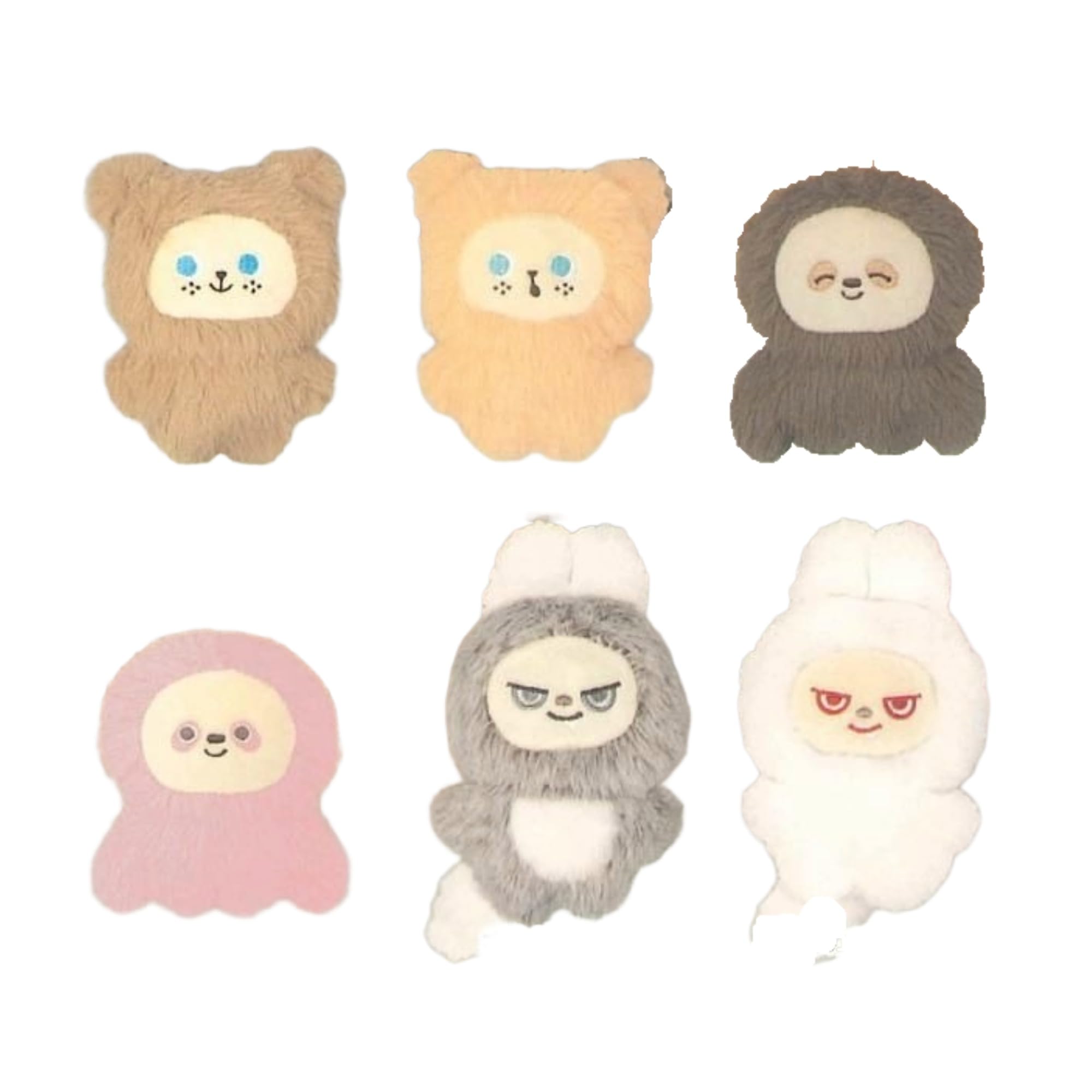 Qualia Zuppy Plush Toy Set of 6 Gacha Gacha Capsule Toy (Complete Set) -