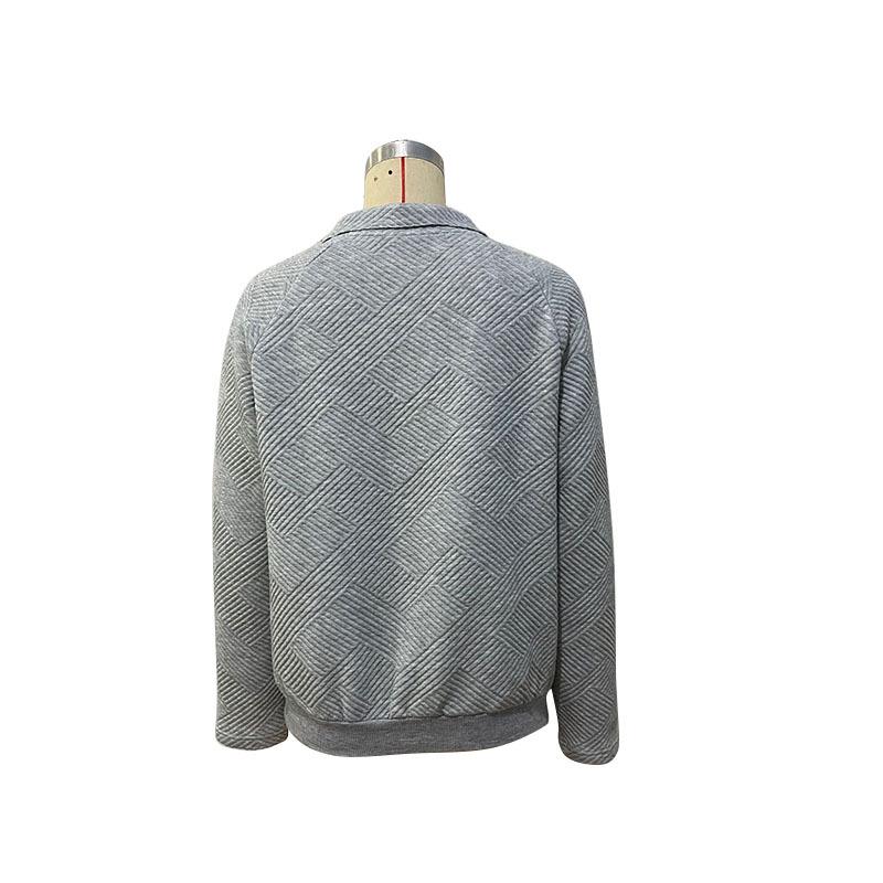 Yiyi European & American Casual Women's 2025 Solid Color Long Sleeve Stand Collar Hoodie for Autumn and Winter