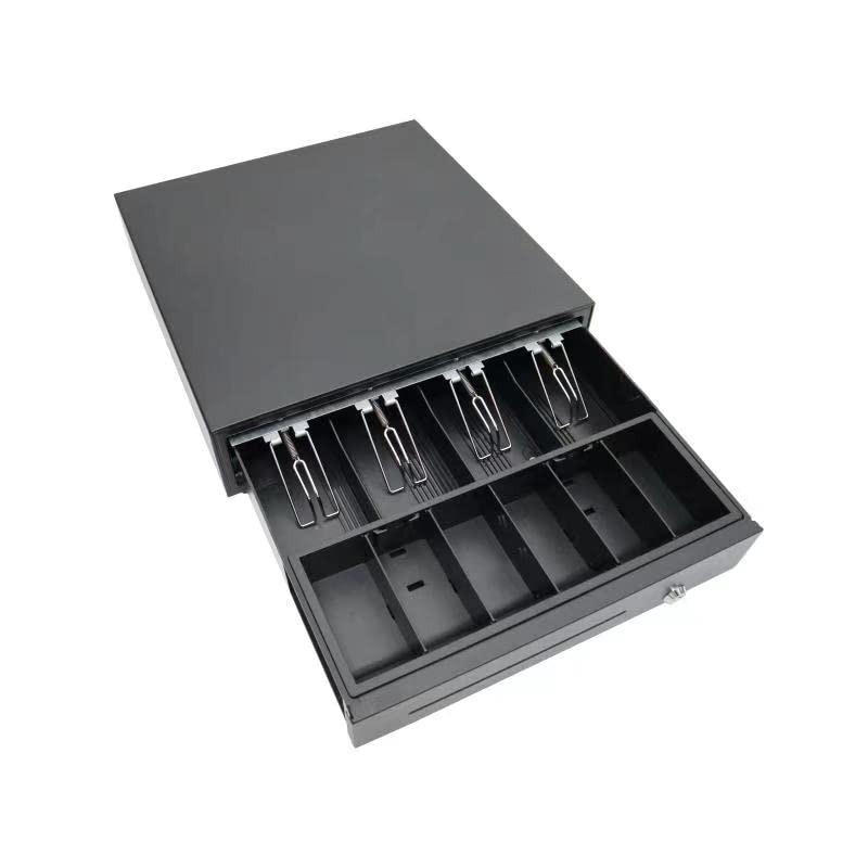 Kassenlade Automatisch Manuell Bargeld hergestellt von Washin zur Verwendung mit Kassensystemen und Bargeld mit Druckeranschluss WS-405 & (Schlüsselbetätigt) Schublade,