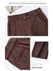 Pantalon de costume large taille haute pour femme - Grande taille, Coupe ample, Idéal pour le printemps et l'automne