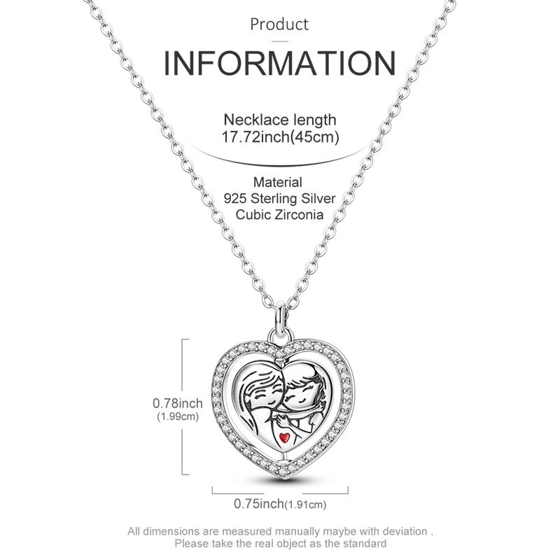925 Silver Necklace Four-leaf Clover Zircon Pendant Necklace for Women Anniversary Birthday Jewelry Gifts
