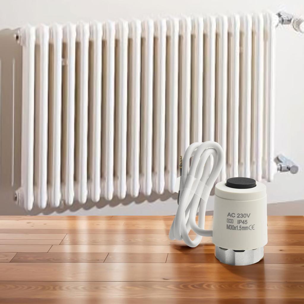 Actuators Heating Actuator Compact Design Connection M30*1.5MM Floor Heating Actuator IP54 PC Floor Heating Home Improvement
