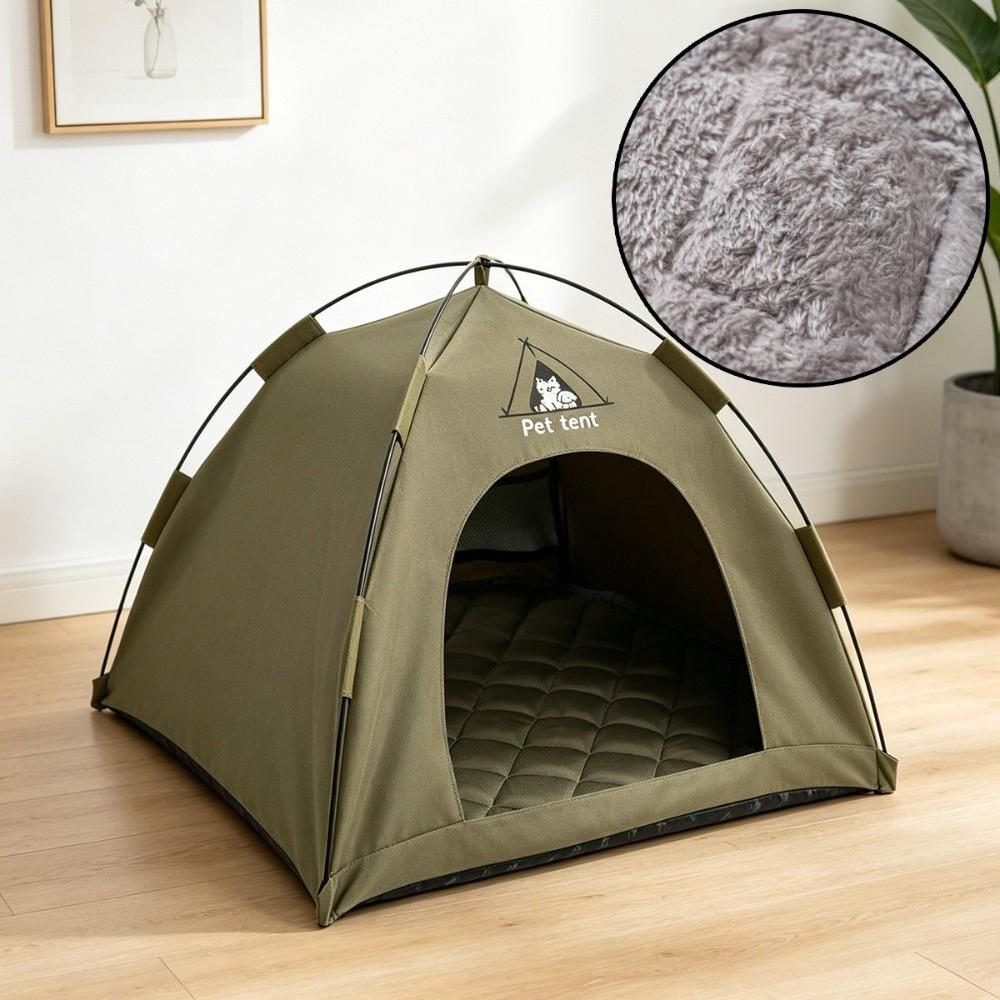 Portable Pet Tent House Breathable Pet Nest Tent Universal Outdoor Pet Tent  Travel S зелёный