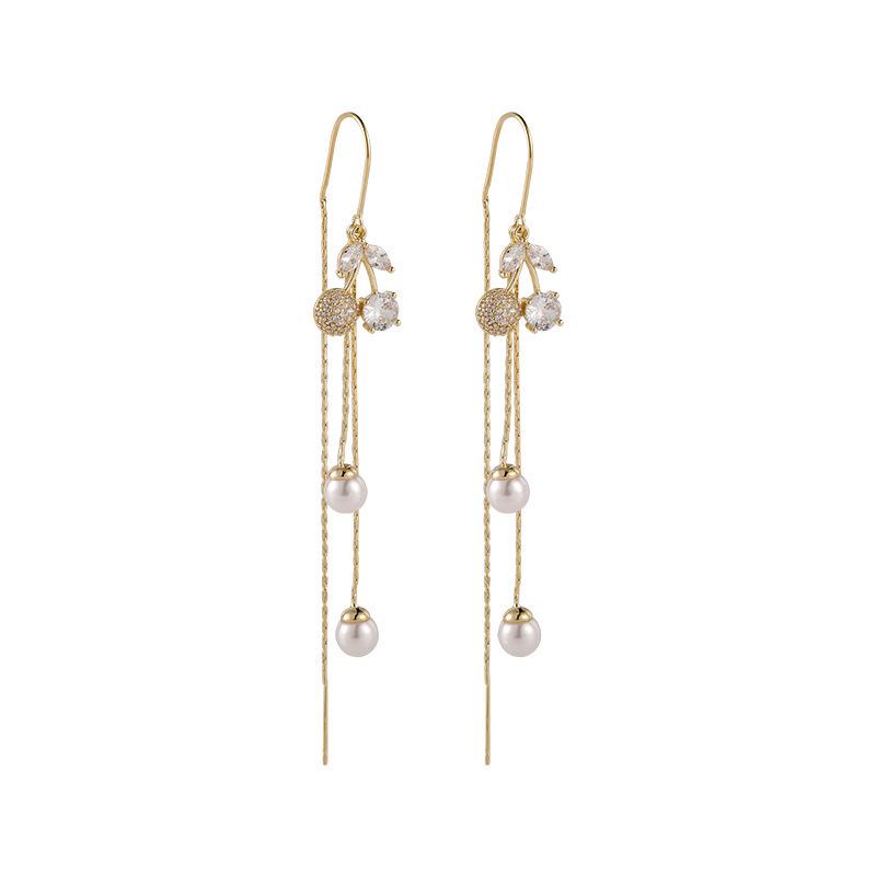 925 Silver Needle Luxury Tassel Earrings for Women