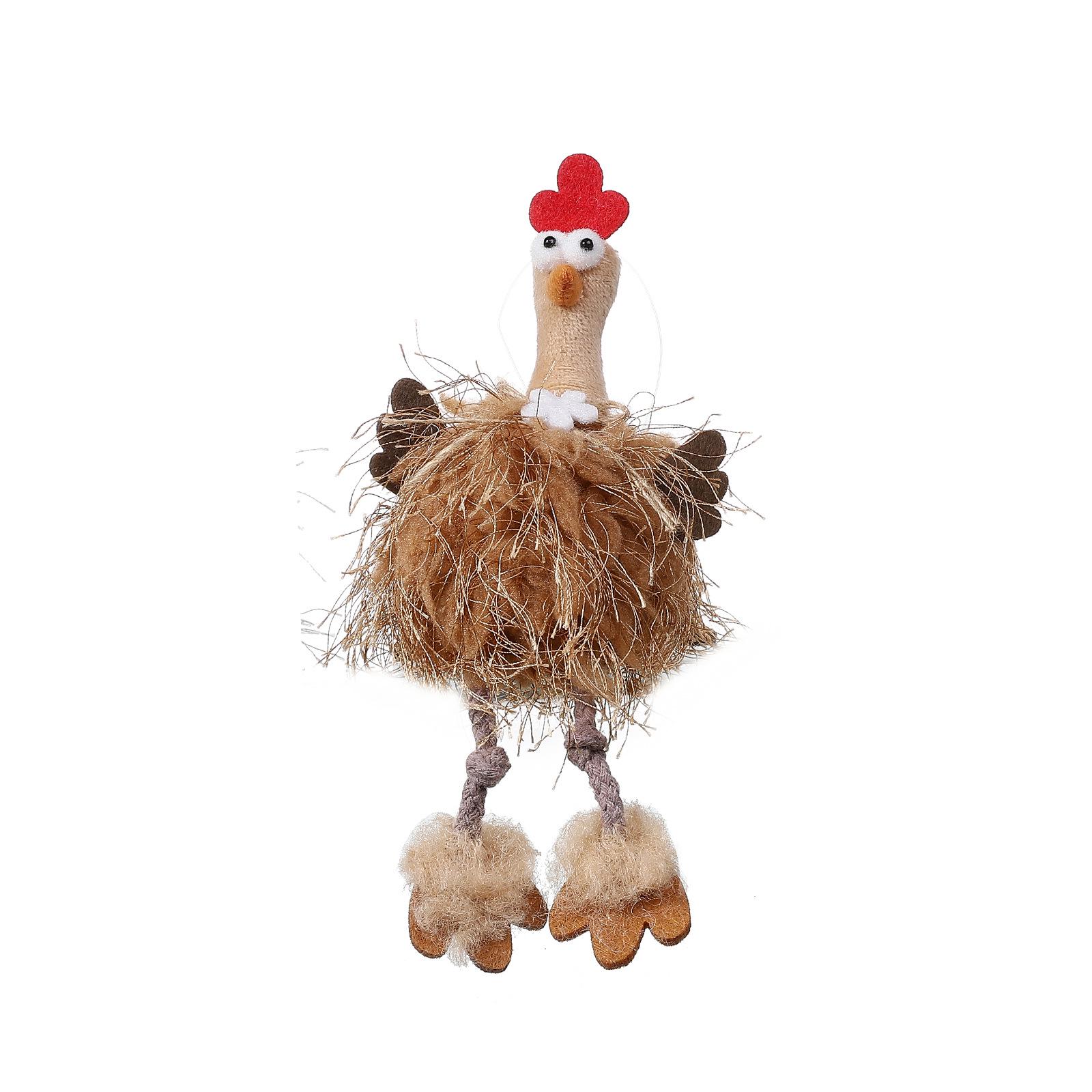 Thanksgiving Turkey Doll: Handmade Autumn Harvest Ornament & Creative Decoration