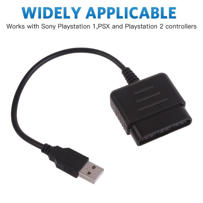 For   Joypad GamePad To  PC USB Games Controller Adapter Converter Cable Without Driver ABS-material