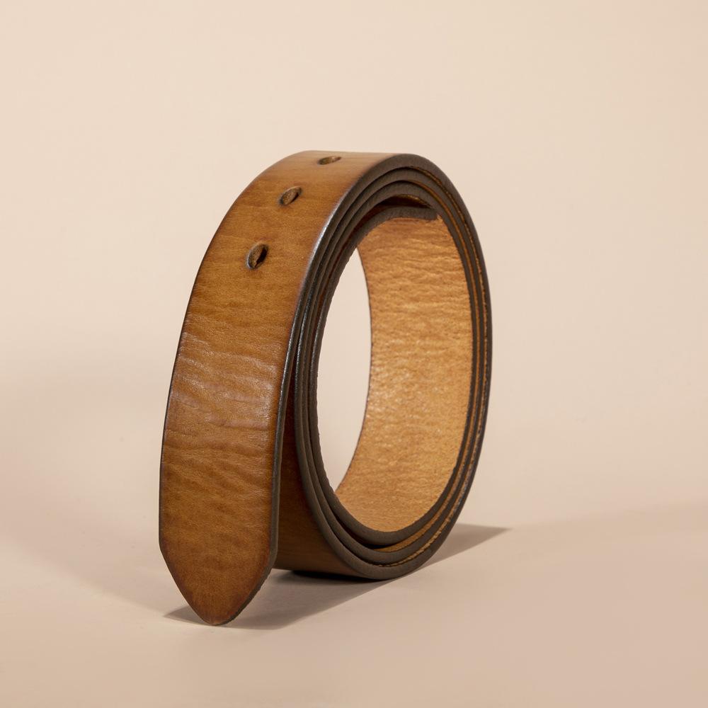 

Ремень из коровьей кожи первого слоя, модный кожаный ремень с пряжкой 110cm-130cm верблюд