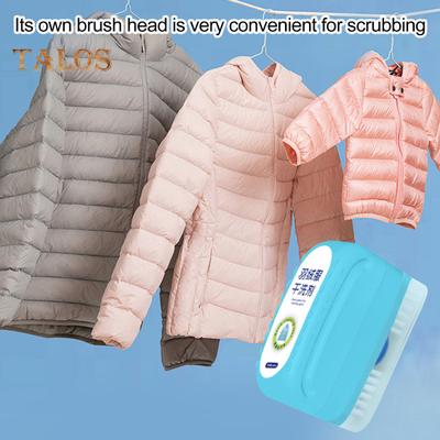 120ML Down Jacket Dry Cleaning Agent with Brush Wash Free Cleaning Brush Down Jacket Cleaner for Down Garments Dry Cleaning