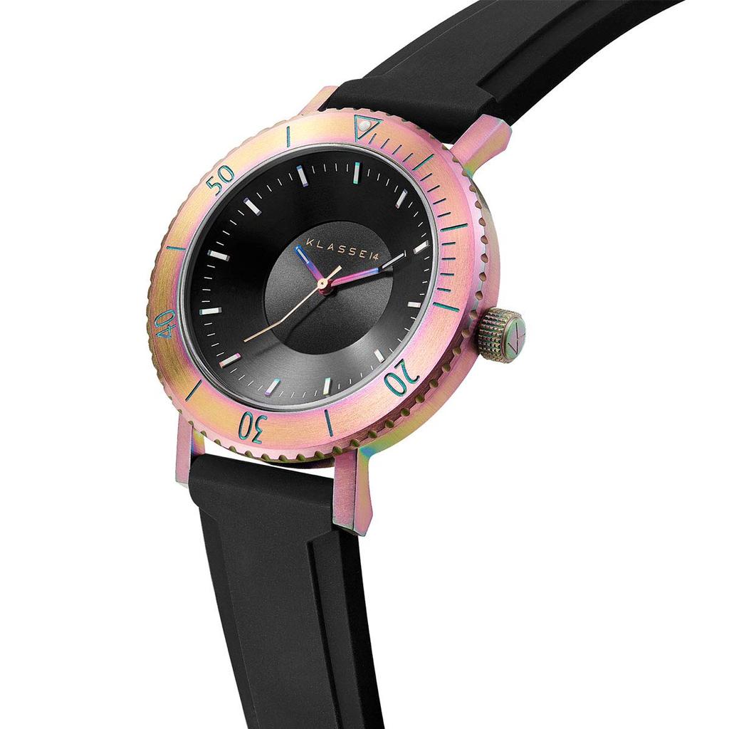 Volare TARAS Rainbow 44mm WVT19TI001M Genuine Import Black [Class Fourteen] Men's