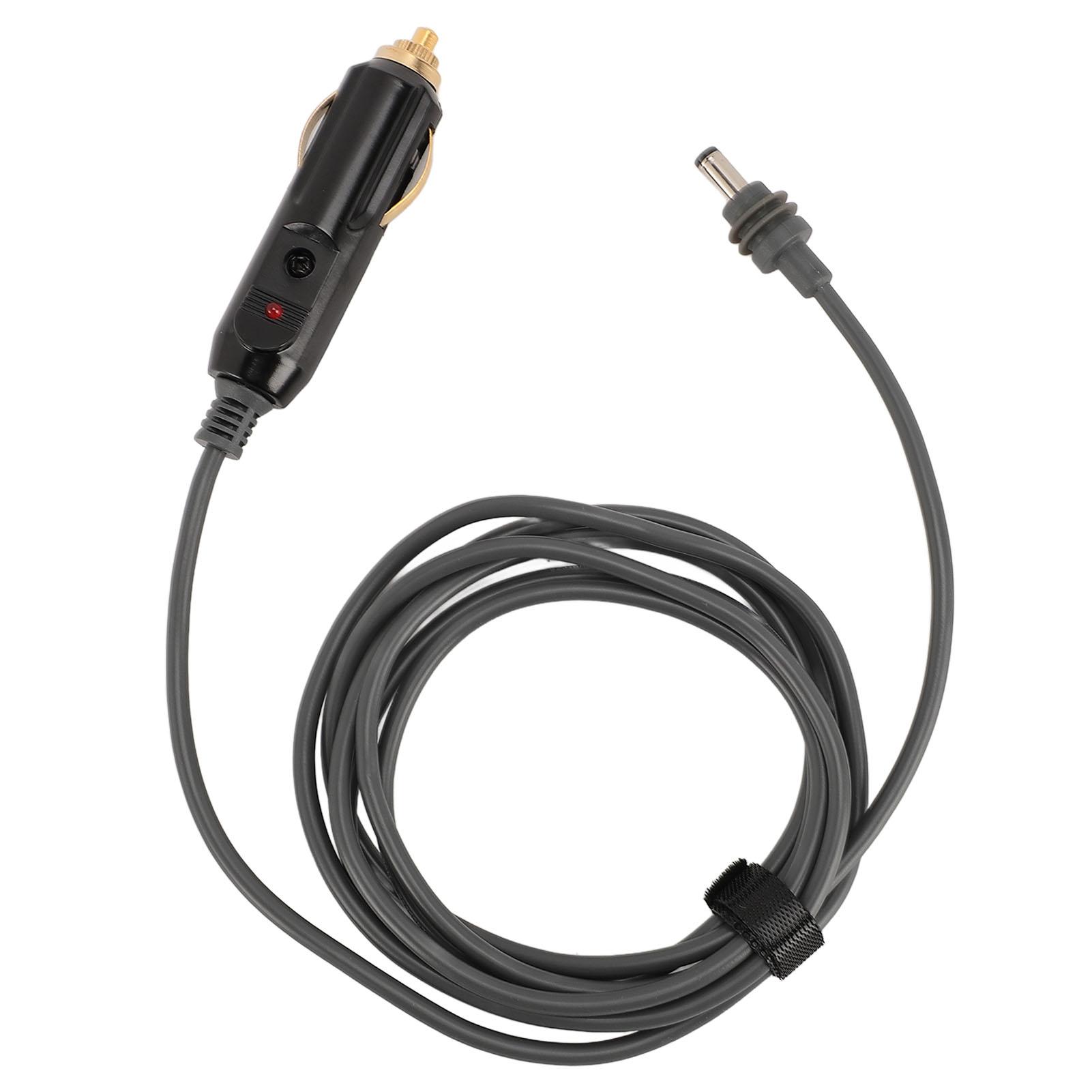 

Кабель питания для спутникового автомобиля постоянного тока 18AWG от прикуривателя к шнуру постоянного тока IP68 водонепроницаемый штекер 1m / 3.3ft