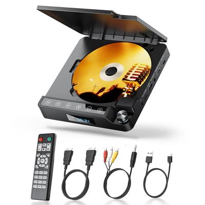 Mini-DVD-Player mit 1080P Touch Region CPRM-Karte und Fernbedienung Disc Nicht HDMI/AV-Ausgang, Tasten, DVD/CD-Wiedergabe, Kostenlos, Unterstützung, USB/TF