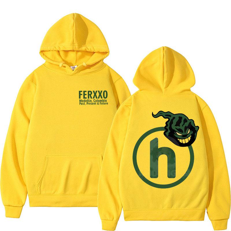 

Feid Ferxxo Style Hoodies No Le Temas A La Oscuridad Print Sweatshirt for Women Unisex Cool Vintage Pullover Hoodie Female Streetwear XXXL жёлтый