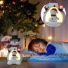 Christmas Snowman Resin Night Light, Decorative Retro Christmas Tree Night Light