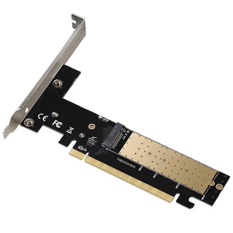 

TXB005 X16 M.2 NVME SSD to PCI-E 3.0 Adapter High Speed Network Expansion Card As Shown A