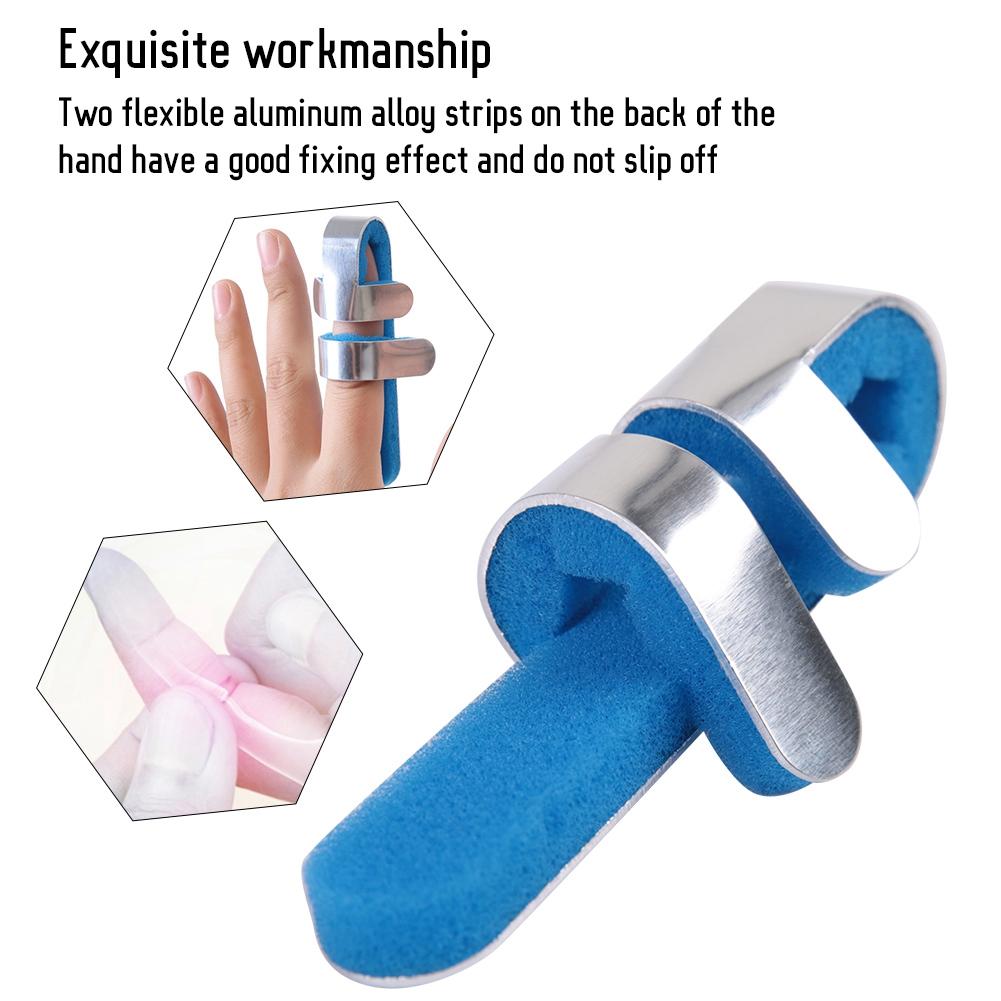 Aluminium Alloy Finger Protector Correction Fixed Splint Brace Finger Support Sleeve