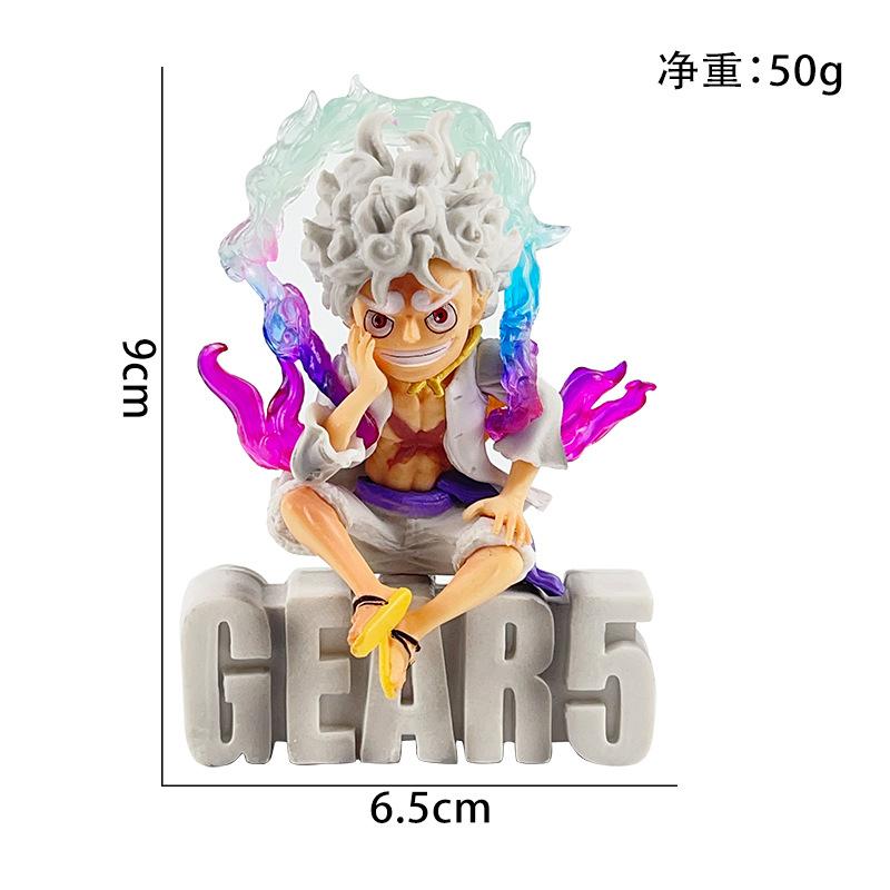 

9 см Мини Фигурка One Piece Луффи Gear 5 Статуя Ника Аниме Фигурка ПВХ Модель Кукла Коллекционная Игрушка Подарок Детям