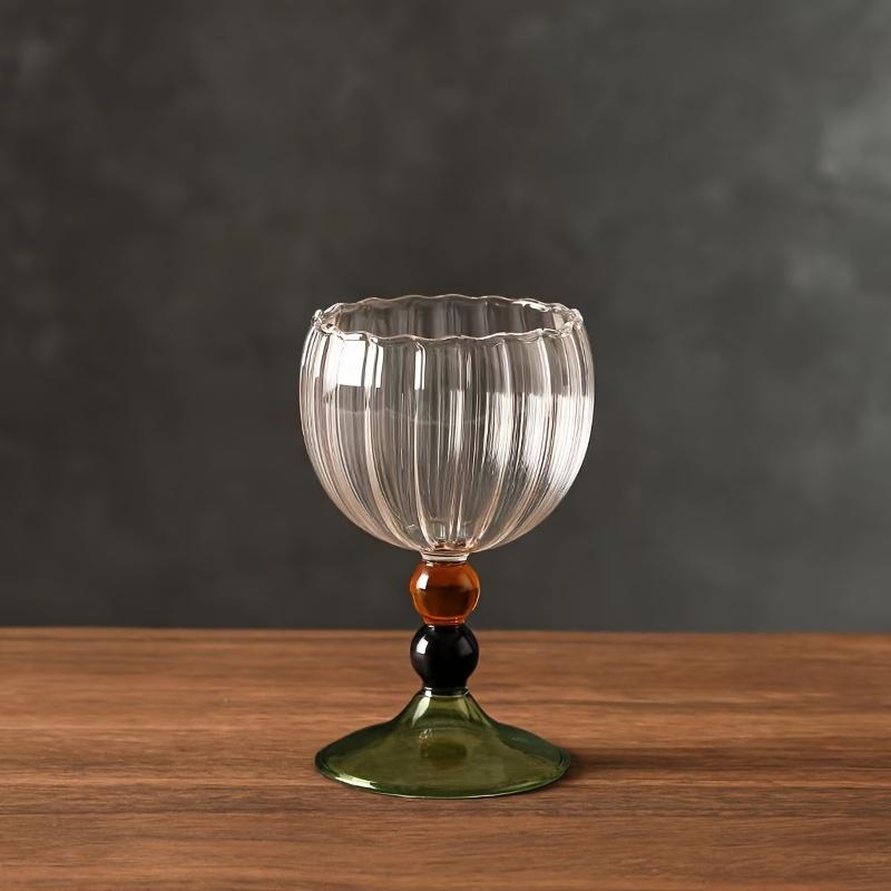 Borosilicate Glass Wine Goblet Hand Blown Crystal Clear Cup Wholesale