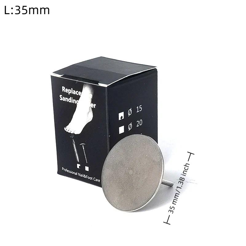 25/35Mm Austauschbares Schleifpapier Pediküre Werkzeuge Maniküre Pediküre 3/32'' Scheibe Fuß Tote Haut Entfernen Schleifpapier Scheibe