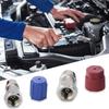 Auto A/C fitting port adapter R12 to R134a conversion Quick disconnect couplers High/low pressure adapter car AC retrofits kit