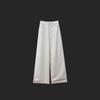 Tencel Linen Wide-leg Pants Women's Summer Thin High Waist Drape Loose Straight Thin White Loose A Pants Lazy Style