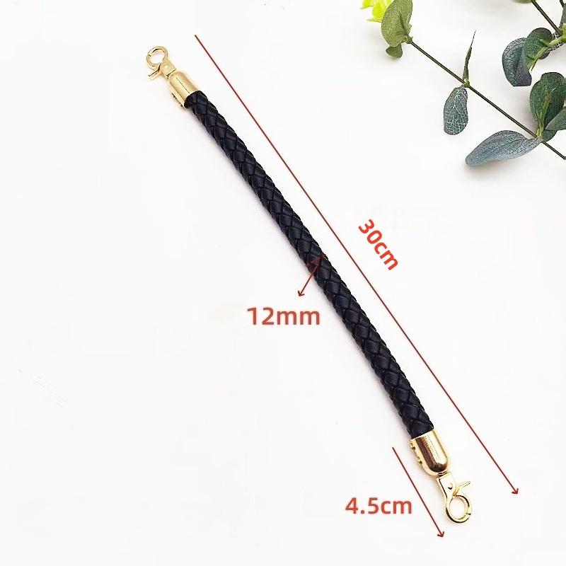 Schicker 30cm geflochtener PU-Lederriemen für anpassbare DIY-Taschenhenkel-Lösungen
